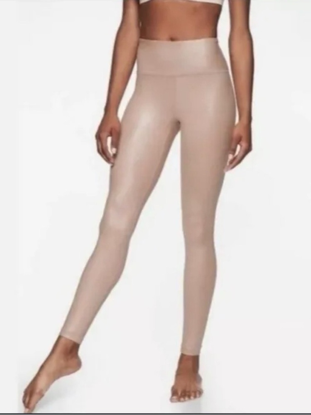 Athleta Dusty Rose Shimmer Leggings